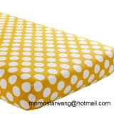 Promotional 100% Jersey Cotton Printing Baby Crib Sheet Bed Sheet