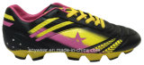 China Men Football Boots Outdoor Leather Soccer Shoes (815-6192)