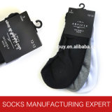 Men's Cotton Solid Color Invisible Socks