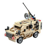 14884024- Military Scout Car Blocks Bricks Building Blocks Sets Educational Toys for Children Playmobil