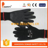 Ddsafety 2017 Black T/C Shell Black Latex Coating Gloves