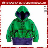 Fashion Trendy Bright Color Green Custom Hoodies for Kids (ELTKHI-3)