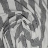 190GSM Polyester Rayon Spandex Yarn-Dyed Stripe Single Jersey