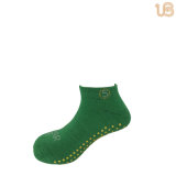 Professional Green Cotton Anti-Slip Yoga Sock