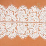 Amazon Hot Selling Premium Lace White Heavy African Voile Lace