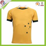 Wholesale Cheap Custom 100% Polyester Tailand Quality Rugby Jersey Shirt Wear