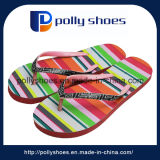 China Wholesale Flat Sandals Women, Printed 15mm Insole Flip Flops
