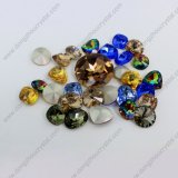 Siler Foiled Glass Round Crystal Stone for Wholesale