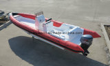 Aqualand 35feet 10.5m 20persons Fiberglass Inflatable Military Patrol Rescue /Rigid Motor Rib Boat (RIB1050B)