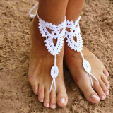 Ankle Bracelet Hand Crochet Barefoot Sandals Foot Jewelry Beachwear Swimwear