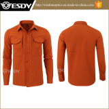 Orange Esdy Tactical Warmful Fleece Softshell Men Shirts