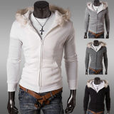 Winter Thick Warm White Cotton Men Jacket/Coat