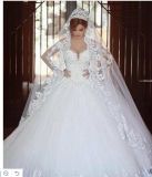 2017 Long Sleeve Lace Ball Gown Bridal Wedding Dresses Ld001