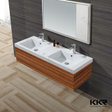 White Solid Surface Luxury Wash Hand Basins with Cabinet (180312)
