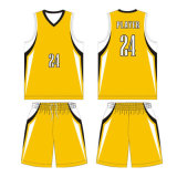 Dye Sublimation Basketball Team Jersey Uniform T Shirt for Club