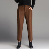 Women Tapered New Design Loose Fit Trousers Lady's Pants