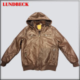 Hot Sell PU Jacket for Men Winter Outerwear Clothes