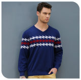 Men's 100% Cashmere V Neck Pullover Sweater China Factory