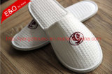 Hotel Amenities Hotel Supply Embroidered Waffle Ladies Slippers
