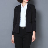 New Design Women Black Genuine Suit