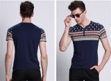 Men's Fashion Geometric V-Neck T-Shirt
