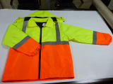 Two Tone Reflective Safety Coat with Quilting