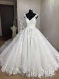 Aolanes Plain Lace Mermaid Strapless Wedding Dress 010503