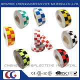 Hot Selling Multi Color Checkered Warning Reflective Safety Tape (C3500-G)