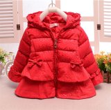 C1289 Winter Baby Girls Hooded Pricess Cotton Padded Jacket
