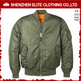 Ma-1 Quilted Bomber Flight Jacket with Zippers