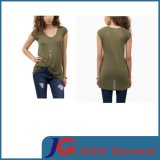 Tee Shirts for Sale Long Tank Women Dress (JS9014)