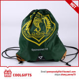 Eco-Friendly Sports Silkscreen Drawstring Bag for Advertising and Promotion Gift