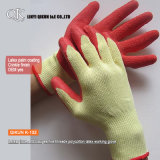 K-132 10 Gauges 5 Threads Polycotton Latex Working Safety Gloves
