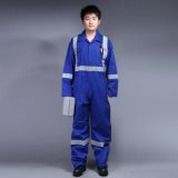 100% Cotton Proban Flame Retardant Safety Workwear Coverall with Reflective Tape