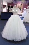 Beading Satin Prom Ballgown Bridal Wedding Dress (Q90371)