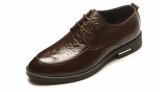 Brown Mens Leather Dress Shoes Oxford Party Shoes for Mens