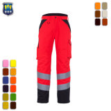 High Visibility Red Safety Cheap Cargo Work Pants