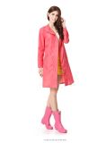 Adult Fashion Raincoat Ultra-Thin Outdoor Tourism Fashion Ladies Dress Coat Zipper Poncho Soft Windbreak