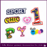 Wholesale Custom Embroidered Sew Iron on Patches Badge Embroidery Fabric