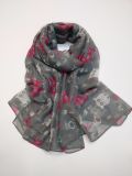 Chindren's Fashion Scarves with Printing