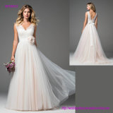 Perfect Romance Wedding Dress with Cascading Tulle Cinched at The Waist