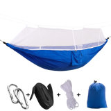 China OEM Nylon Outdoor Camping Bed Hammock with Mosquito Net
