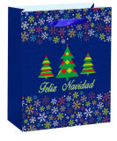 Boutique Gift Handmade Paper Bags with Holographic Foil Finishing