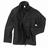 Men' S Softshell Jacket, Made of Water Repellent and Breathability Fabric
