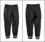 Space Cotton Pants Pockets Zip Ankle Banded Pants