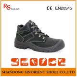 Waterproof Nubuck Leather Black Hammer Safety Shoes RS151