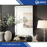 Beveled Edge Silver Mirror Glass for Round Oval Rectangle Shape