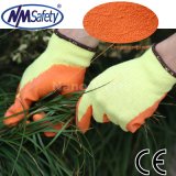 Nmsafety Orange Latex Coated Hand Protection Safety Glove