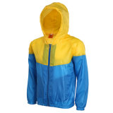 Customized Contrast Color Waterproof Outdoor Sporting Thin Casual Windbreaker Jacket
