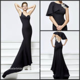 Black Party Prom Gowns Shawl 2017 Evening Dresses Z93165